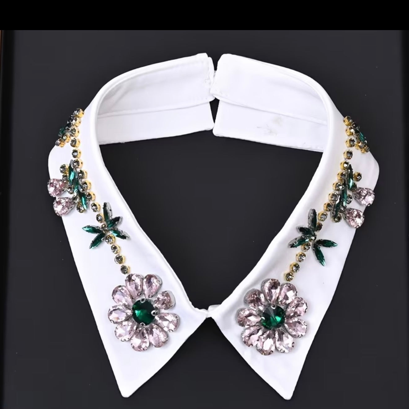 Cuello Collar Flores - Único