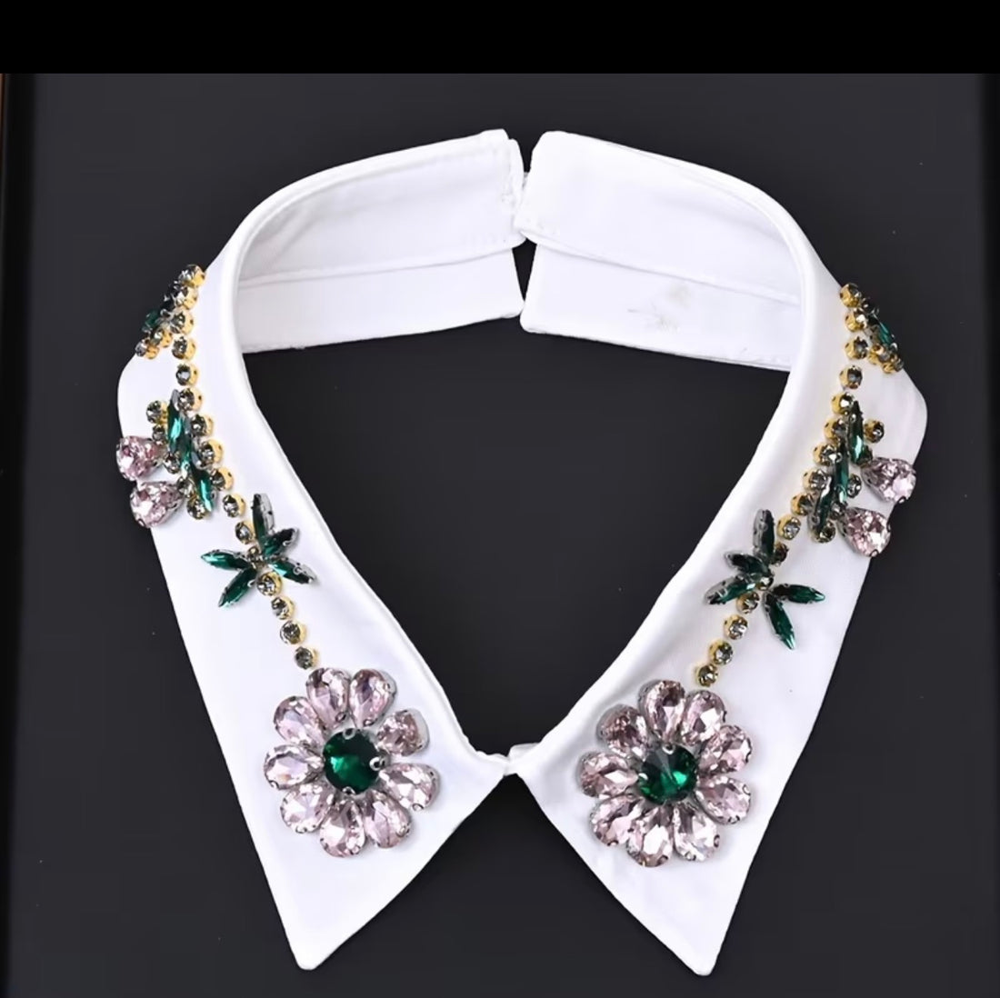 Cuello Collar Flores