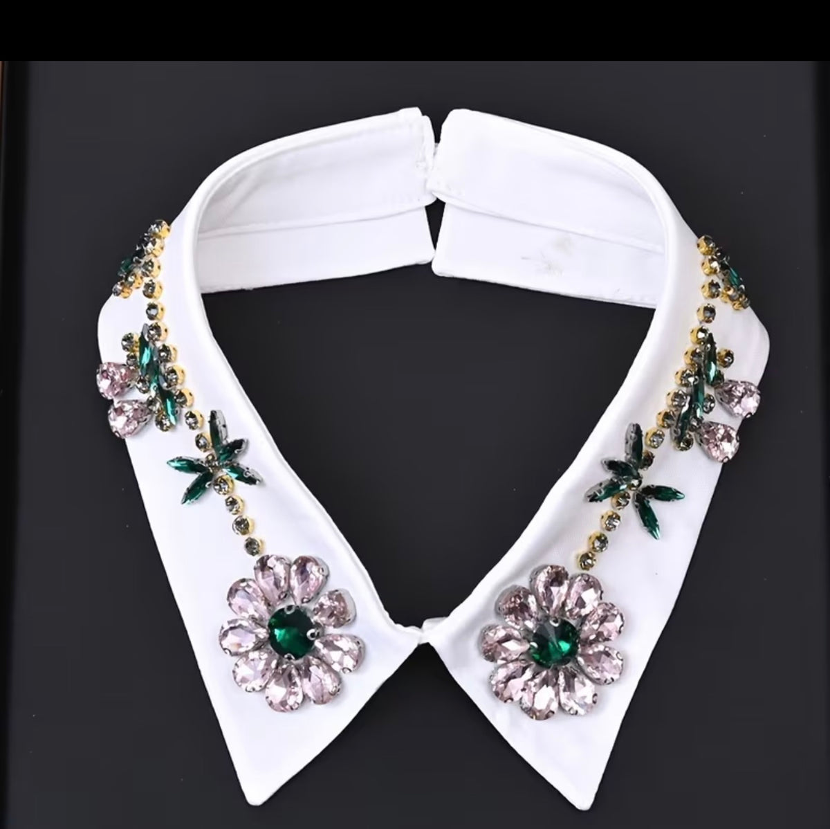 Cuello Collar Flores - Único