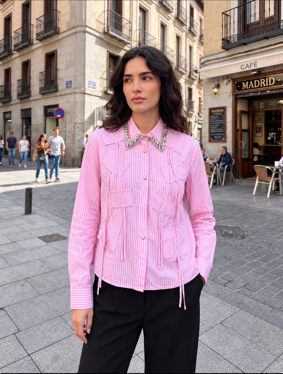 Blusa Rosa