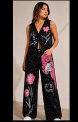Denim Pantera Set