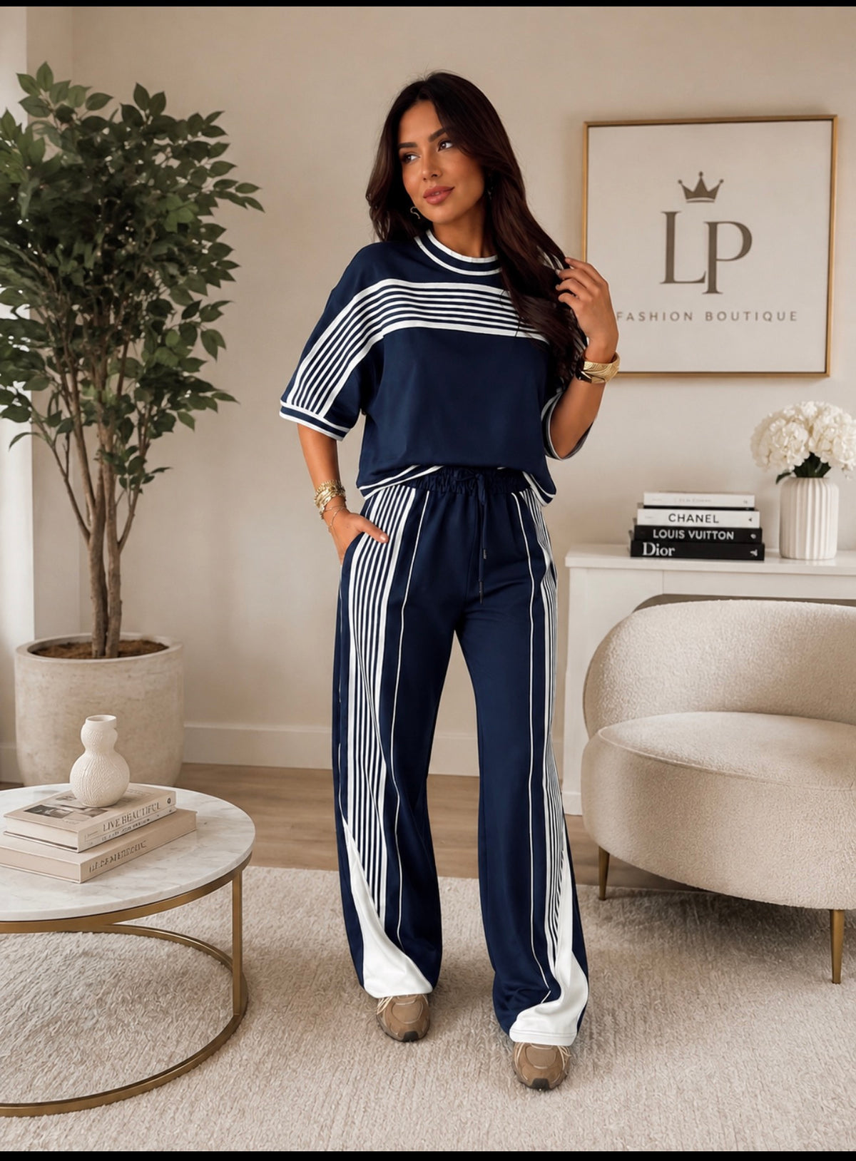 Rayas Blue Set