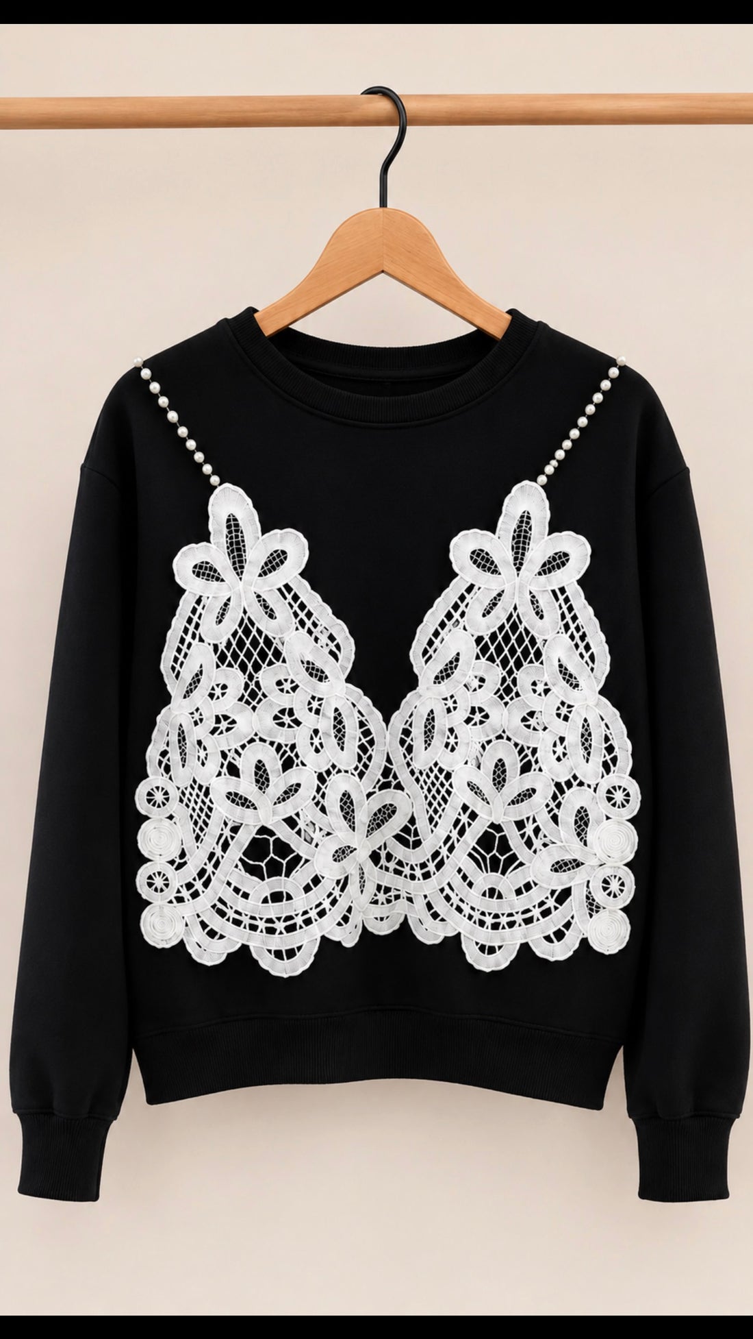 Lace Sudadera