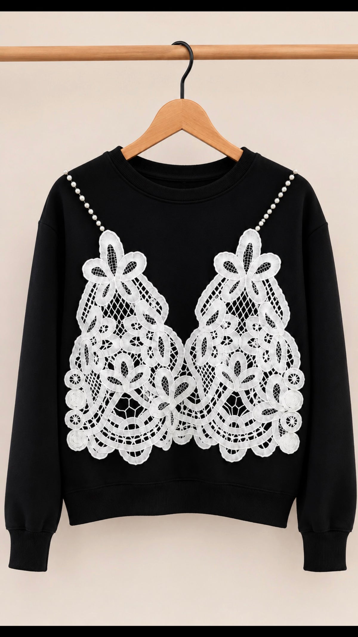Lace Sudadera