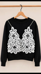 Lace Sudadera