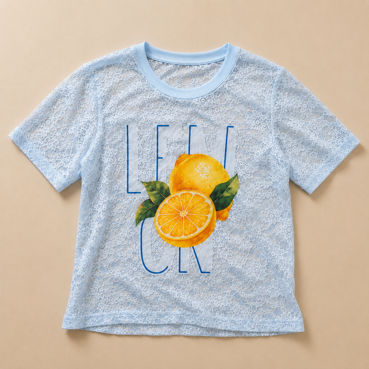 T Shirt Lemon Blue